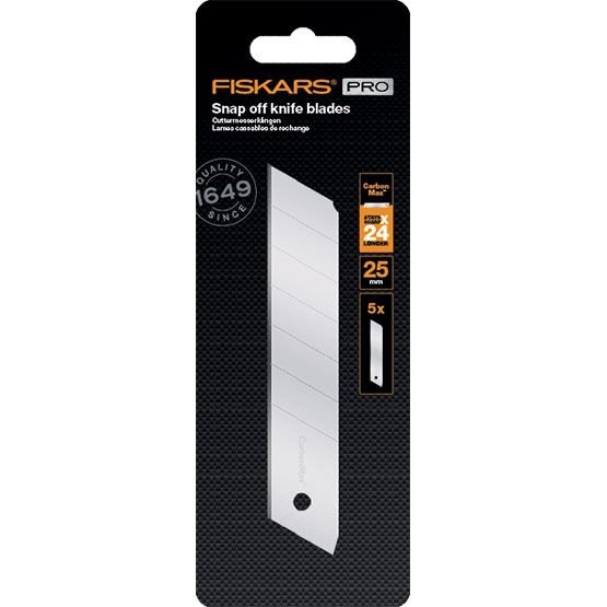 CarbonMax Snap-off Knife 25mm Blades 5 pack