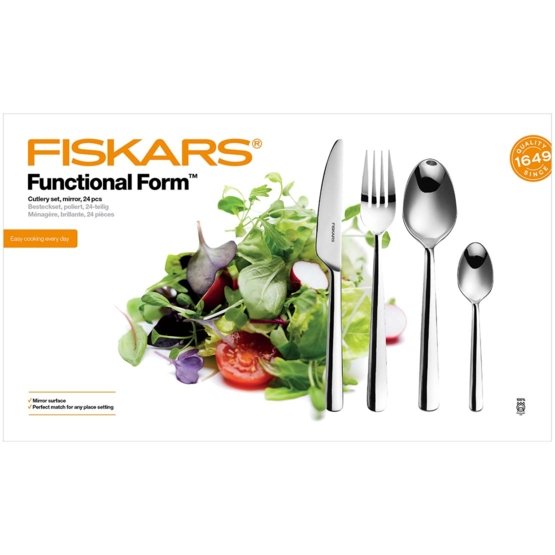 Functional Form Cutlery set, 24 pcs, mirror