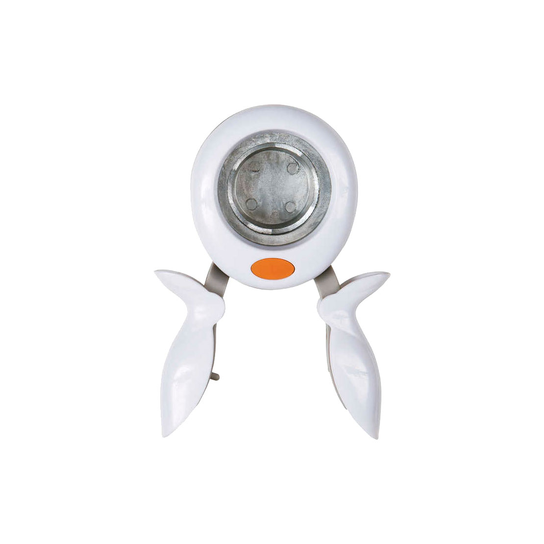 White/Orange Butterfly Ø 2.5 cm Fiskars Lever punch M 1004648 Quality Steel/Plastic For Left- and Right-handed use