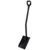 Ergonomic Pro™ concrete shovel (black)