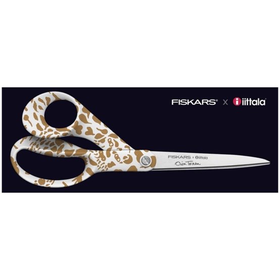 Fiskars X Iittala scissors, Cheetah brown (21cm, box)