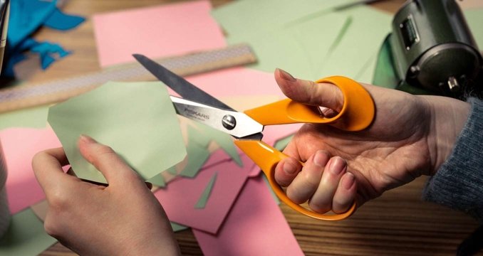 New Children Craft Scissors Safe For Kids Different Patterns Card Making UK 