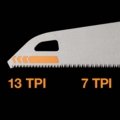 Pro Power Tooth Coarse-cut hand saw (55 cm, 7 TPI)