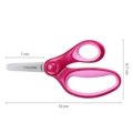 Glitter kids scissors, Pink (13 cm)