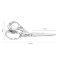 Fiskars X Iittala scissors, Frutta black and white (21cm)