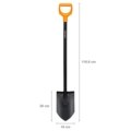 Solid™ pointed spade (metal shaft)