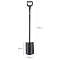 Comfort™ rounded spade (black)