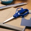 School scissors, blue (18 cm)