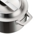 Norden uncoated steel casserole with lid (3L)