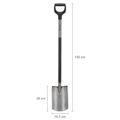 Comfort™ rounded spade (grey)
