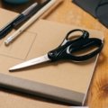School scissors, black (18 cm)