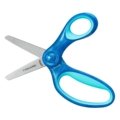 Glitter kids scissors, Blue (13 cm)